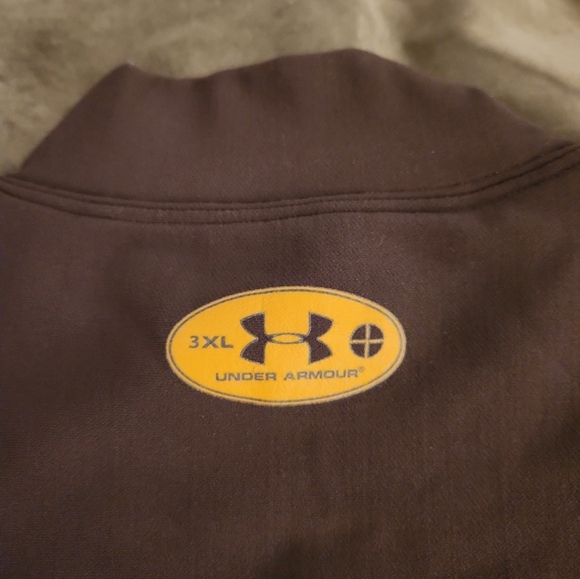 Mens Brown Under Armour Top and Bottom Set Size 3XL - Picture 5 of 10